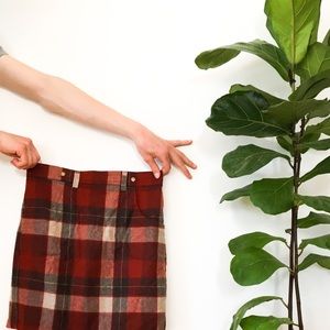 BEAUTIFUL 100% WOOL PENDLETON MINI SKIRT